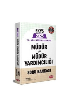 Data Yayınları 2025 MEB EKYS Müdür ve Müdür Yardımcılığı Soru Bankası Data Yayınları 2025 MEB EKYS Müdür ve Müdür Yardımcılığı Soru Bankası
