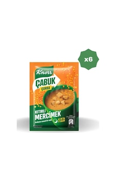 Knorr Çabuk Çorba Mercimek - 6 Adet Knorr Çabuk Çorba Mercimek - 6 Adet