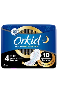 Orkid Ped Ultra Tekli Gece Extra 6'lı