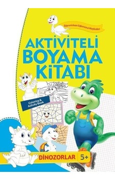 Dinozorlar-Aktiviteli Boyama Kitabı 5+- Koloni Çocuk Yayınları Dinozorlar-Aktiviteli Boyama Kitabı 5+- Koloni Çocuk Yayınları