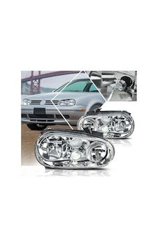 Golf 4 Far Takımı Krom Sağ Ve Sol 1997 - 2003 Golf 4 Far Takımı Krom Sağ Ve Sol 1997 - 2003