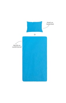 S-mall Bebek Çarşafı 60 x 120 CM + Yastık Kılıfı 35 x 45 CM Mavi S-mall Bebek Çarşafı 60 x 120 CM + Yastık Kılıfı 35 x 45 CM Mavi