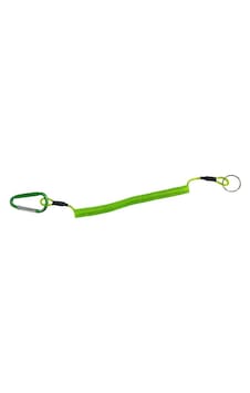 Powerex Spiral Karabinalı Balıkçı Askı Aparatı 21cm Yeşil Powerex Spiral Karabinalı Balıkçı Askı Aparatı 21cm Yeşil