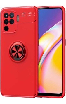Oppo Reno 5 Lite Kılıf Zore Ravel Silikon Kapak Kırmızı Oppo Reno 5 Lite Kılıf Zore Ravel Silikon Kapak Kırmızı