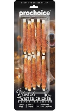 Prochoice Twisted Chicken Köpekler İçin Ördek Derili Burgu Ödül Çubuğu 10 Parça Prochoice Twisted Chicken Köpekler İçin Ördek Derili Burgu Ödül Çubuğu 10 Parça