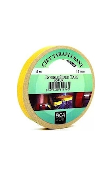 Picador Çift Taraflı Köpük Bant 15mmx5m Kn002 Picador Çift Taraflı Köpük Bant 15mmx5m Kn002