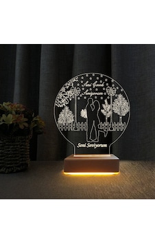 Aşk Bahçesi 3D Led Gece Lambası Seni Çok Seviyorum Yazılı Lamba Aşk Bahçesi 3D Led Gece Lambası Seni Çok Seviyorum Yazılı Lamba