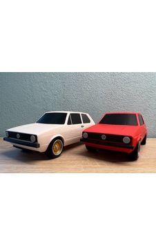 Volkswagen Golf Mk1 Dekoratif Model - 3d Yazıcı Klasik Araba Biblo - Otomobil Tutkunu Hediyesi Volkswagen Golf Mk1 Dekoratif Model - 3d Yazıcı Klasik Araba Biblo - Otomobil Tutkunu Hediyesi
