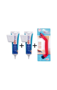 Derzmatik Gaga Uçlu Beyaz 380 G x 2'li + Derz  Kazıyıcı