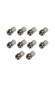 Novacom Rg6 F Konnektör - 10 Adet Novacom Rg6 F Konnektör - 10 Adet