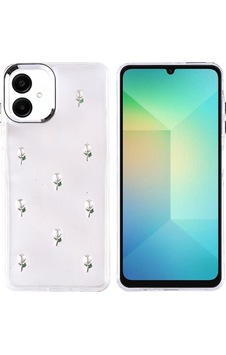 Galaxy A06 Kılıf Airbag Tasarımlı Simli Şeffaf Zore Kutup Kapak Lale Galaxy A06 Kılıf Airbag Tasarımlı Simli Şeffaf Zore Kutup Kapak Lale