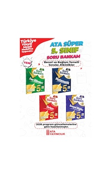 5. Sınıf Tüm Dersler Süper Soru Bankam Set 5. Sınıf Tüm Dersler Süper Soru Bankam Set