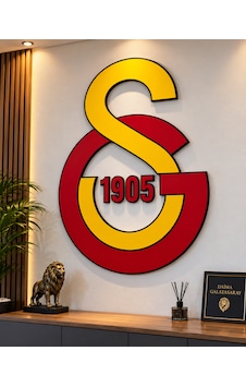 Galatasaray Temalı 1905 Duvar Dekoru 40x50 Cm 3mm Mdf Lazer Kesim Sarı Kırmızı Taraftar Dekorasyon Galatasaray Temalı 1905 Duvar Dekoru 40x50 Cm 3mm Mdf Lazer Kesim Sarı Kırmızı Taraftar Dekorasyon