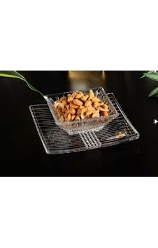Roykıng Brıstol Tekli Tabaklı Cam Kase 17x12 Cm Şeffaf Roykıng Brıstol Tekli Tabaklı Cam Kase 17x12 Cm Şeffaf