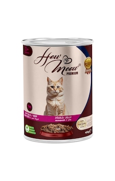 How Meow Pate Biftekli Parça Etli Yetişkin Kedi Maması 12 x 400 G How Meow Pate Biftekli Parça Etli Yetişkin Kedi Maması 12 x 400 G