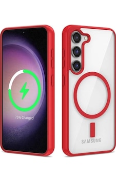 Galaxy S22 Kılıf M-safe Wireless Şarj Özellikli Silikon Zore Ege Kapak Kırmızı Galaxy S22 Kılıf M-safe Wireless Şarj Özellikli Silikon Zore Ege Kapak Kırmızı