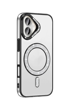 Apple Uyumlu iPhone 16 Kılıf Pırlanta Taş Tasarımlı M-safe Şarj Özellikli Zore Karetta Silikon Kapak Çok Renkli Apple Uyumlu iPhone 16 Kılıf Pırlanta Taş Tasarımlı M-safe Şarj Özellikli Zore Karetta Silikon Kapak Çok Renkli