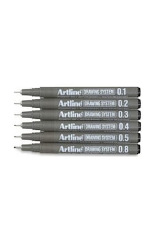 Artline Drawing System Teknik Çizim Kalemi 6'lı Set Artline Drawing System Teknik Çizim Kalemi 6'lı Set