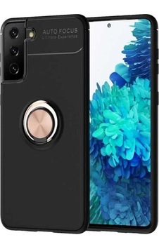 Galaxy S21 Plus Kılıf Zore Ravel Silikon Kapak Siyah-Rose Gold Galaxy S21 Plus Kılıf Zore Ravel Silikon Kapak Siyah-Rose Gold