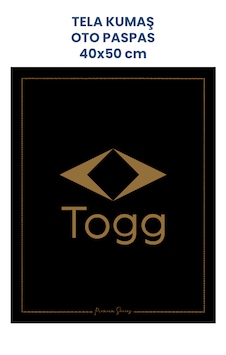 Tela Kumaş Suya Dayanıklı 40x50cm Togg 50adet Oto Paspas Siyah Altın Rengi Baskı Kağıt Değil Tela Kumaş Suya Dayanıklı 40x50cm Togg 50adet Oto Paspas Siyah Altın Rengi Baskı Kağıt Değil