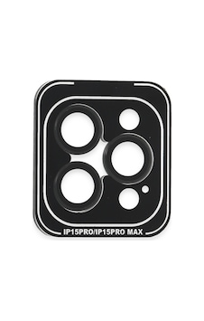 İphone 15 Pro Max Pvd Metal Kamera Lens - Siyah İphone 15 Pro Max Pvd Metal Kamera Lens - Siyah