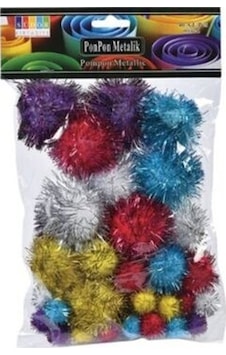 Südor Pon Pon Metalik Mix 10 20 30 MM Südor Pon Pon Metalik Mix 10 20 30 MM