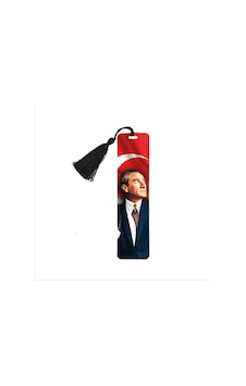 Mustafa Kemal Atatürk Baskılı, Püsküllü Kitap Ayracı Hediyelik Bookmark,ayraç-102 Mustafa Kemal Atatürk Baskılı, Püsküllü Kitap Ayracı Hediyelik Bookmark,ayraç-102