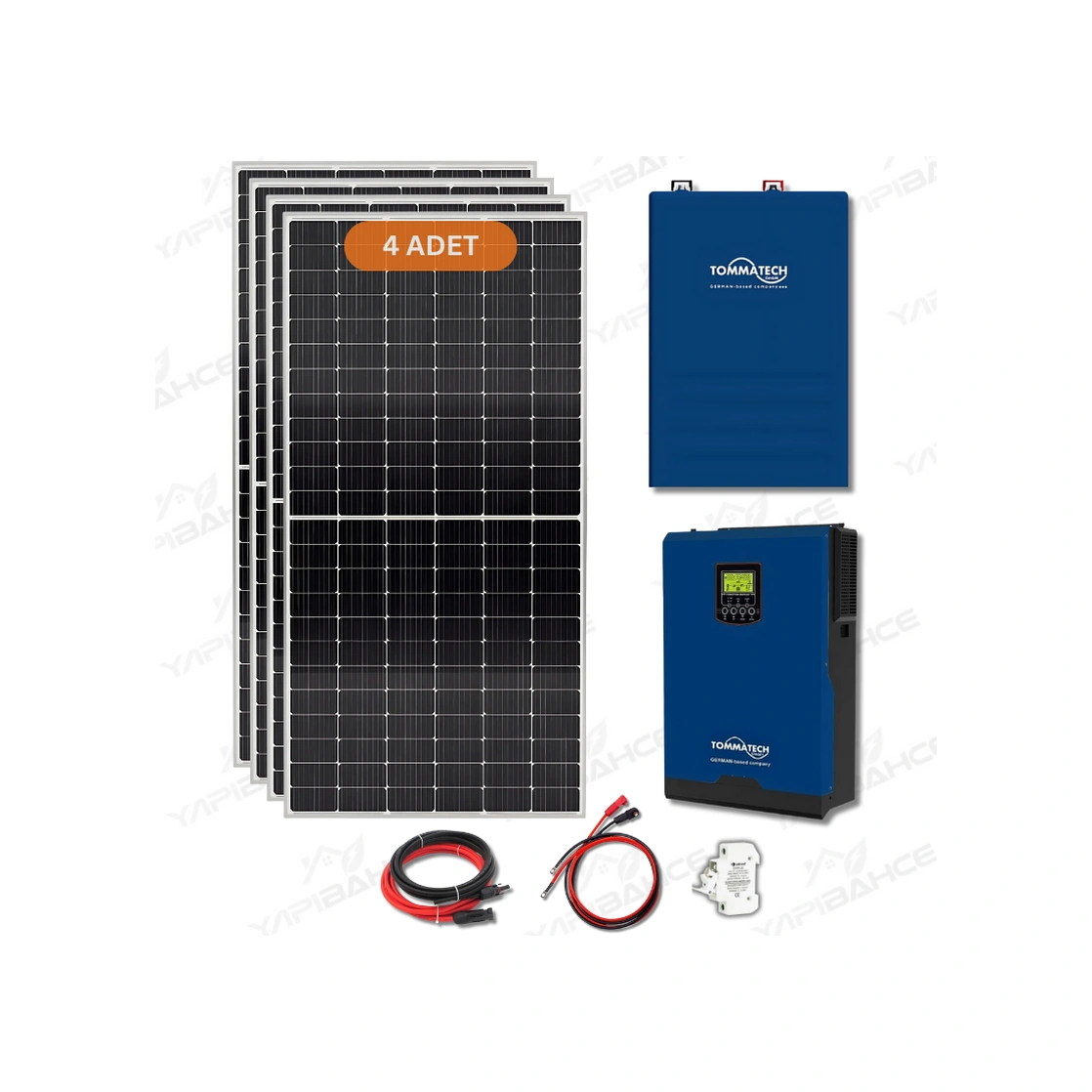 Yapı Solar 5 Kw Lityum Hazır Solar Enerji Paketi Yapı Solar 5 Kw Lityum Hazır Solar Enerji Paketi