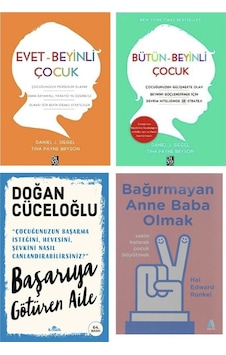 Evet Beyınlı Cocuk-butun Beyınlı Cocuk-basarıya Goturen Aıle-bagırmayan Anna Baba Olmal 4 Set