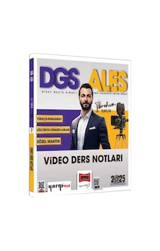 2025 Dgs Ales Türkçe Paragraf Sözcükte Anlam Sözel Mantık Video Ders Notları 2025 Dgs Ales Türkçe Paragraf Sözcükte Anlam Sözel Mantık Video Ders Notları