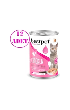 Best Pet Yavru Kedi Konservesi Tavuklu Ve Sütlü 400 Gr 12 Ad Best Pet Yavru Kedi Konservesi Tavuklu Ve Sütlü 400 Gr 12 Ad