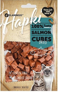 Flamingo Hapki Somonlu Glutensiz Küp Kedi Ödülü 85 G Flamingo Hapki Somonlu Glutensiz Küp Kedi Ödülü 85 G