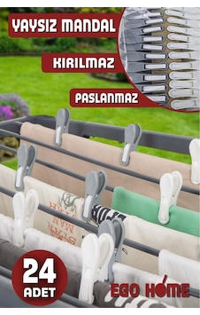 24 Adet Yaysız Mandal Modern Iz Yapmaz Kırılmaz Yaysız Çamaşır İpi Mandalı Süper Güçlü Iz Yapmaz Çok Renkli 24 Adet Yaysız Mandal Modern Iz Yapmaz Kırılmaz Yaysız Çamaşır İpi Mandalı Süper Güçlü Iz Yapmaz Çok Renkli