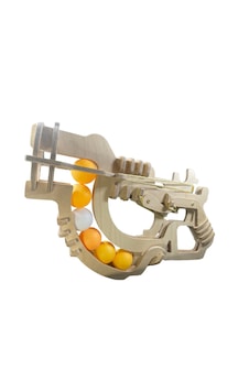 Ahşap Otomatik Silah Okidoki Revolver