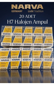 20 Adet Narva 12v H7 55w Far Ampulu