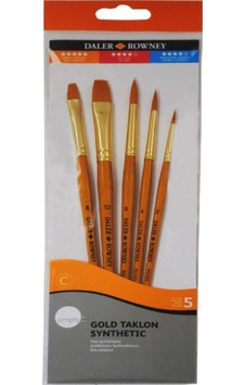 Simply Gold Taklon Sentetik 5'li Fırça Simply Gold Taklon Sentetik 5'li Fırça