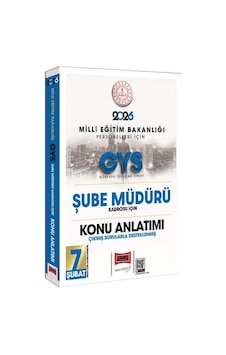 Yargı 2026 Gys Meb Milli Eğitim Bakanlığı Şube Müdürü Konu Anlatı
