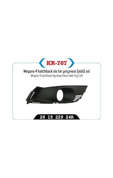 Sis Far Çerçevesı Kapağı Sol Sisli Megane Iv Sedan Model Sis Far Çerçevesı Kapağı Sol Sisli Megane Iv Sedan Model