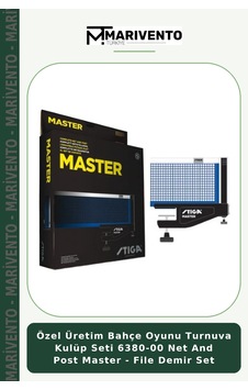 Özel Üretim Bahçe Oyunu Turnuva Kulüp Seti 6380-00 Net And Post Master - File Demir Set Belirtilmemiş