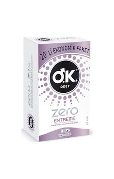 Okey Zero Extreme Prezervatif 20'li Okey Zero Extreme Prezervatif 20'li