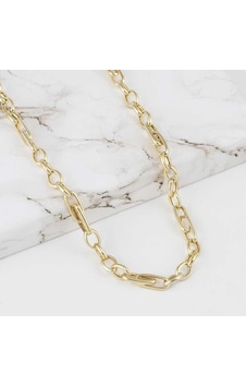 Gümüş Pazarım Gold Kaplama 925 Ayar Halka Kesim Erkek Zincir Gümüş Kolye Gümüş Pazarım Gold Kaplama 925 Ayar Halka Kesim Erkek Zincir Gümüş Kolye