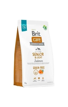 Brit Care Senior & Light Skin & Coat Somonlu Tahılsız Yaşlı Köpek Maması 3 KG