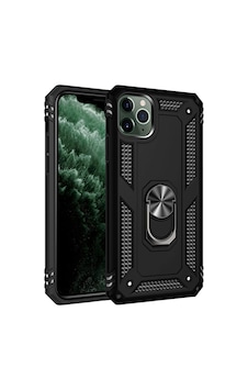 Apple iPhone Uyumlu, 11 Pro Max Kılıf Sofya Yüzüklü Silikon Kapak - Siyah Apple iPhone Uyumlu, 11 Pro Max Kılıf Sofya Yüzüklü Silikon Kapak - Siyah