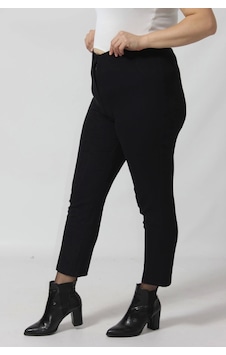 Moda Berray R003 Beli Lastikli Kumaş Büyük Beden Pantolon Lacivert Moda Berray R003 Beli Lastikli Kumaş Büyük Beden Pantolon Lacivert