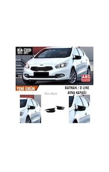 Kia Ceed (2012 - 2017) Batman Yarasa Ayna Kapağı (parlak Siyah)