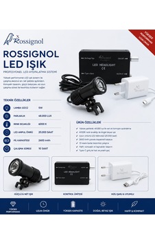 Rossıgnol Loup Led İşik Siyah Rossıgnol Loup Led İşik Siyah