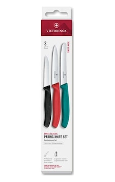 Victorinox Üçlü Soyma Bıçağı Seti 6.7116.34c1 Renkli Kırmızı Victorinox Üçlü Soyma Bıçağı Seti 6.7116.34c1 Renkli Kırmızı