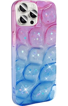 Apple Uyumlu iPhone 15 Pro Kılıf Simli 3d Desenli Zore Hacar Kapak Apple Uyumlu iPhone 15 Pro Kılıf Simli 3d Desenli Zore Hacar Kapak