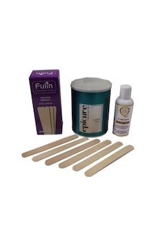 Epicure Konserve Ağda Azulen 800ML Bezsiz Kolay Kullanım Spatula 100'lü Ağda Sonrası 125 ML Temizleme Yağı Seti Epicure Konserve Ağda Azulen 800ML Bezsiz Kolay Kullanım Spatula 100'lü Ağda Sonrası 125 ML Temizleme Yağı Seti