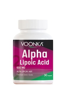 Voonka Alpha Lipoic Acid 600mg 30 Kapsül Voonka Alpha Lipoic Acid 600mg 30 Kapsül